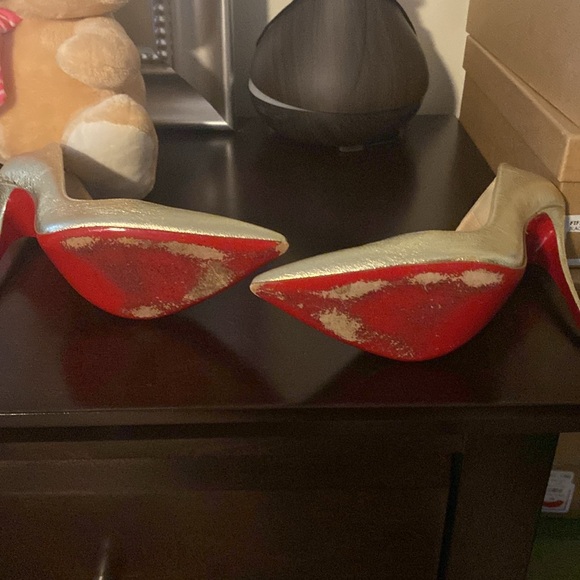 christian louboutin heels gold - Picture 7 of 7